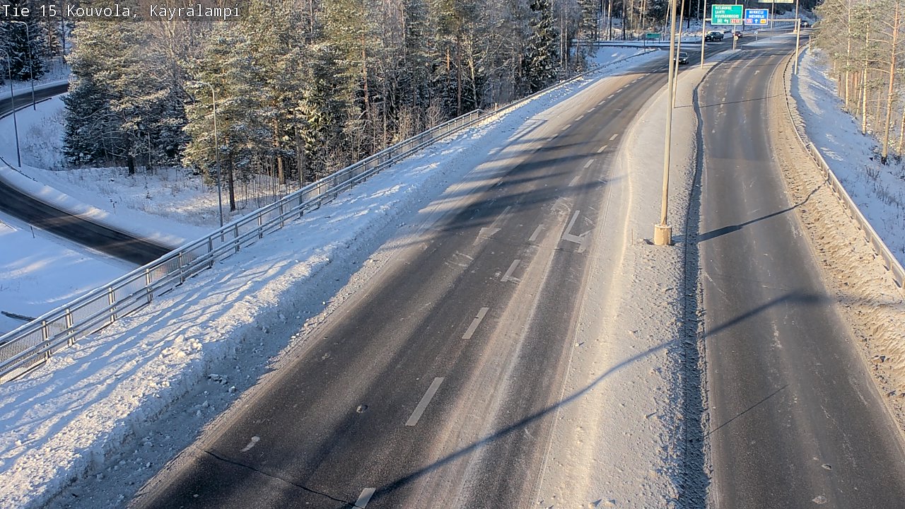 Kelikamerat Kuva Tie 15 Kouvola, Käyrälampi, Kouvola, Kymenlaakso
