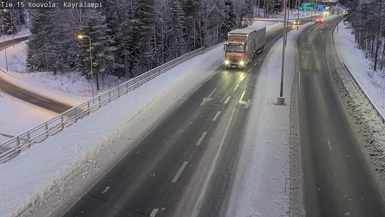 Kelikamerat Kuva Tie 15 Kouvola, Käyrälampi, Kouvola, Kymenlaakso