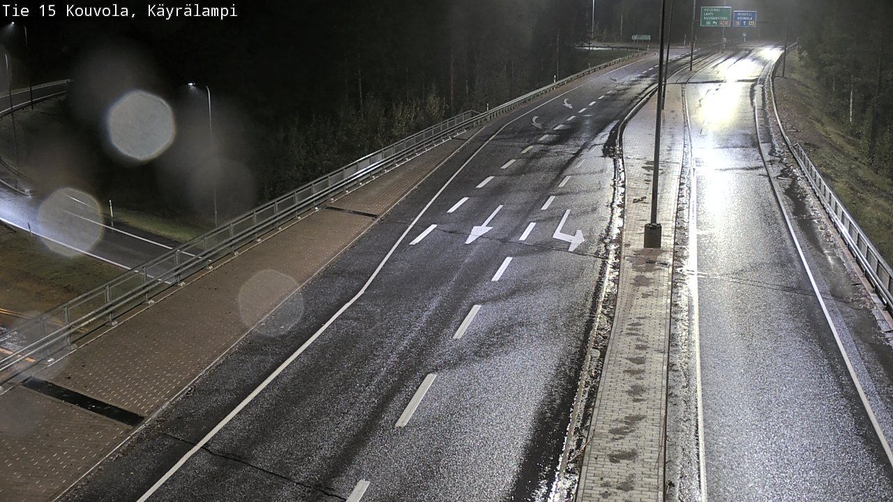 Weather Camera Image Road 15 Kouvola, Käyrälampi, Kouvola, Kymenlaakso