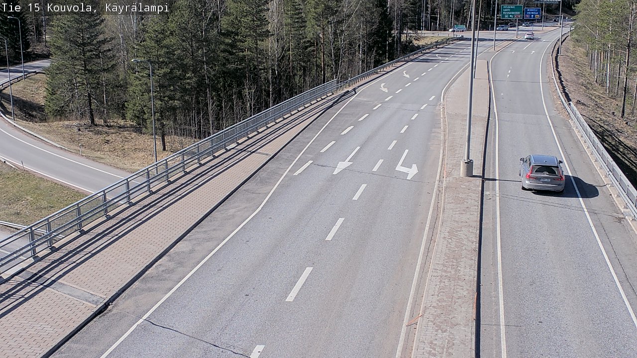 Kelikamerat Kuva Tie 15 Kouvola, Käyrälampi, Kouvola, Kymenlaakso