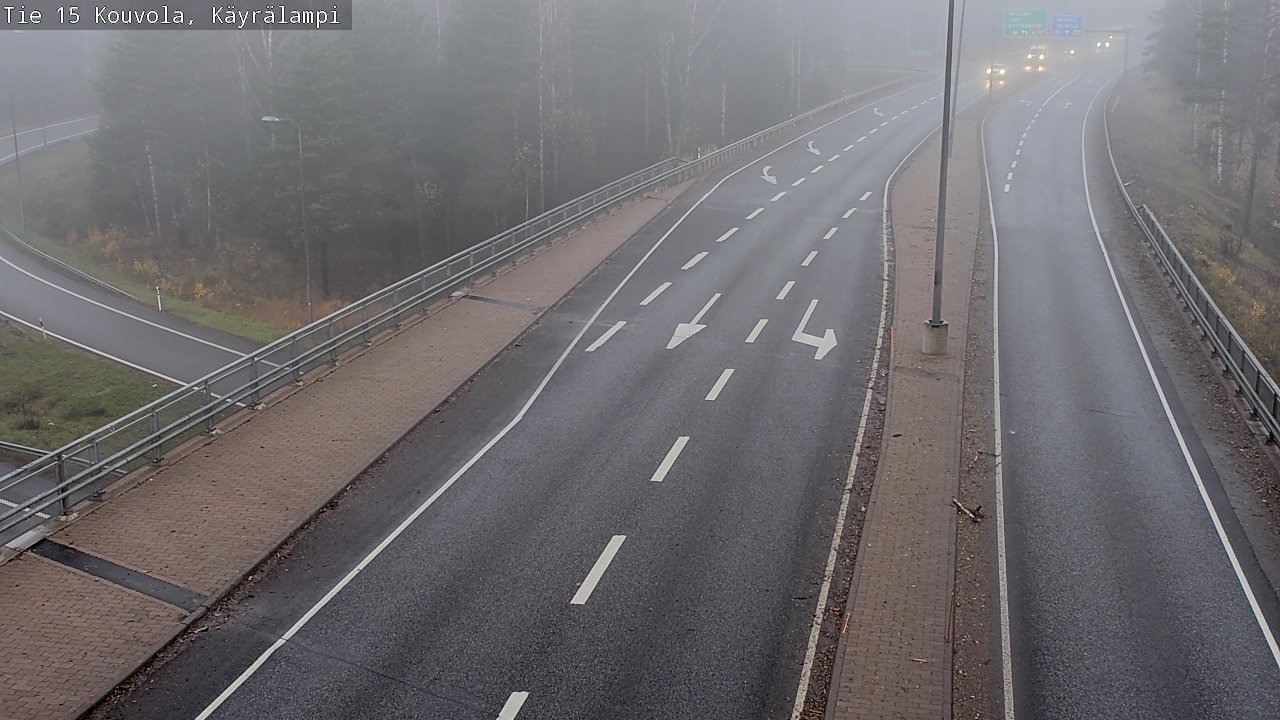 Kelikamerat Kuva Tie 15 Kouvola, Käyrälampi, Kouvola, Kymenlaakso