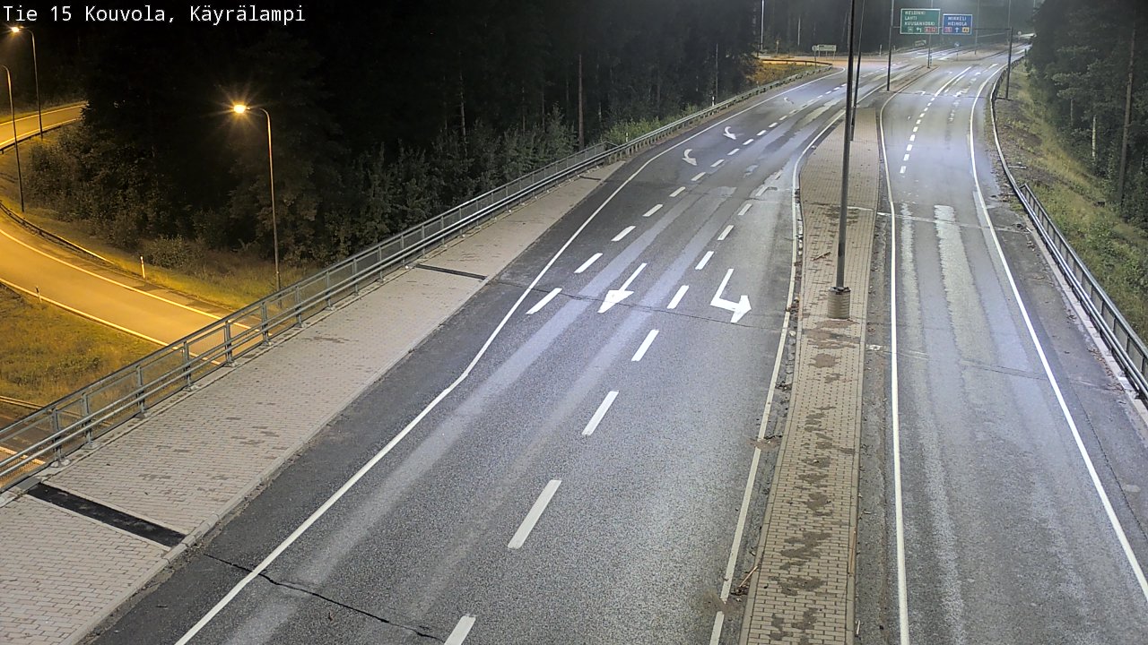 Kelikamerat Kuva Tie 15 Kouvola, Käyrälampi, Kouvola, Kymenlaakso