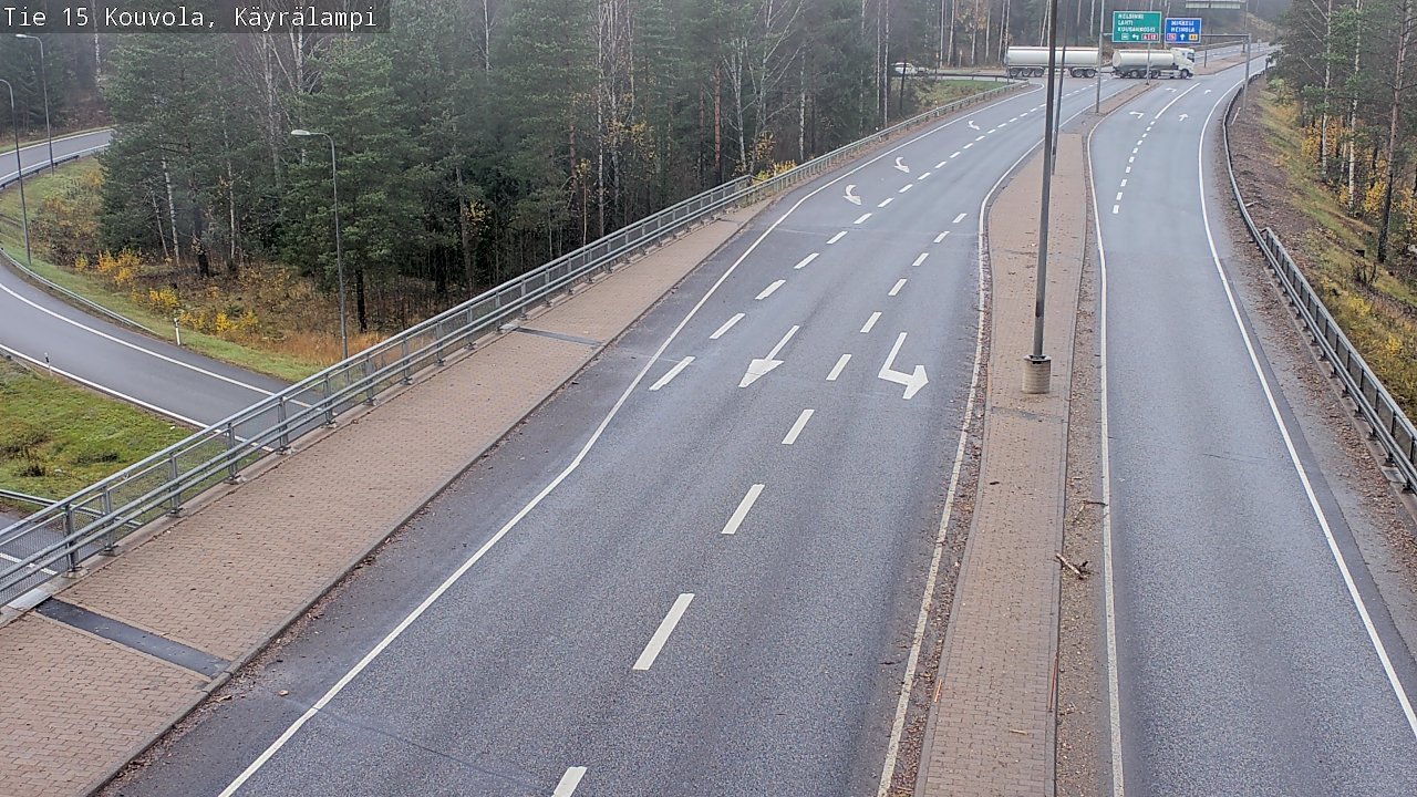 Kelikamerat Kuva Tie 15 Kouvola, Käyrälampi, Kouvola, Kymenlaakso