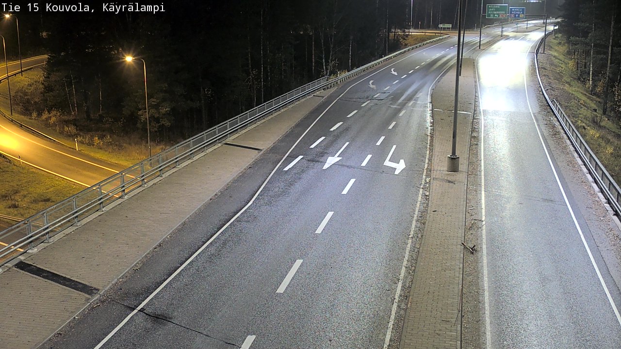 Kelikamerat Kuva Tie 15 Kouvola, Käyrälampi, Kouvola, Kymenlaakso