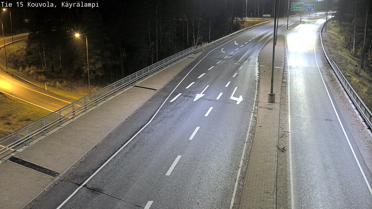 Kelikamerat Kuva Tie 15 Kouvola, Käyrälampi, Kouvola, Kymenlaakso