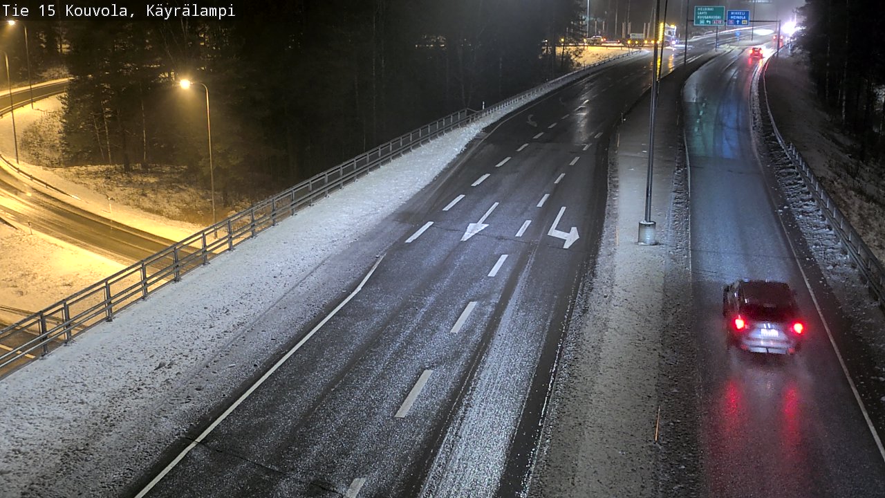 Weather Camera Image Väg 15 Kouvola, Käyrälampi, Kouvola, Kymenlaakso