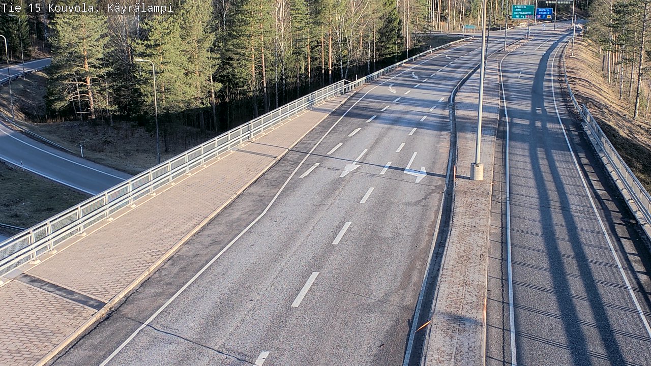 Kelikamerat Kuva Tie 15 Kouvola, Käyrälampi, Kouvola, Kymenlaakso