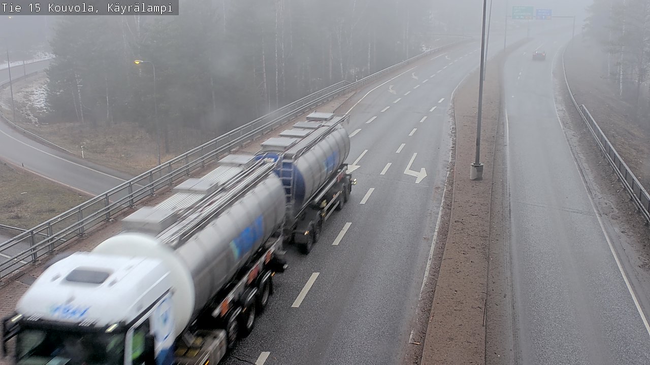 Kelikamerat Kuva Tie 15 Kouvola, Käyrälampi, Kouvola, Kymenlaakso