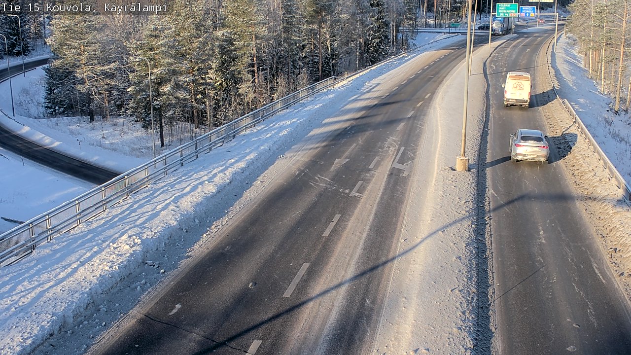 Kelikamerat Kuva Tie 15 Kouvola, Käyrälampi, Kouvola, Kymenlaakso