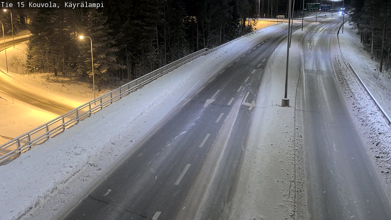 Kelikamerat Kuva Tie 15 Kouvola, Käyrälampi, Kouvola, Kymenlaakso