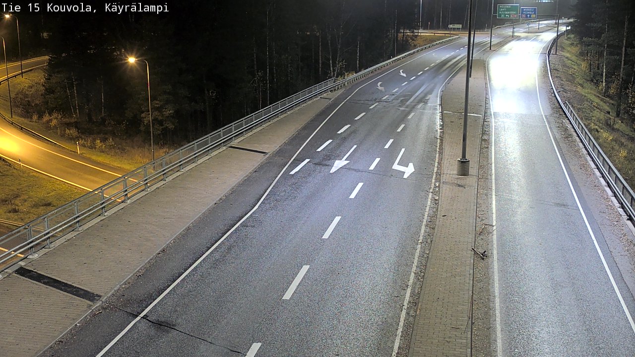 Kelikamerat Kuva Tie 15 Kouvola, Käyrälampi, Kouvola, Kymenlaakso