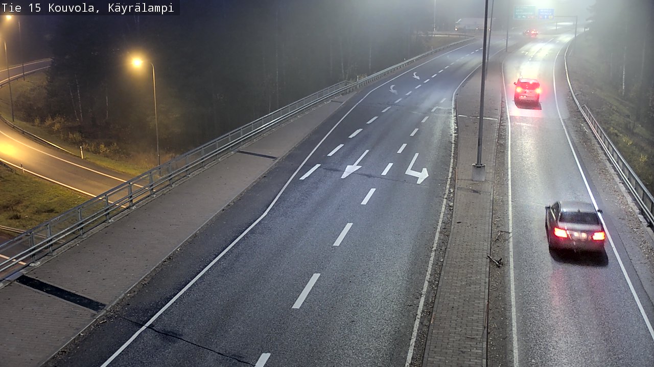 Kelikamerat Kuva Tie 15 Kouvola, Käyrälampi, Kouvola, Kymenlaakso