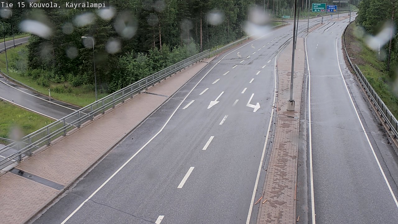 Kelikamerat Kuva Tie 15 Kouvola, Käyrälampi, Kouvola, Kymenlaakso