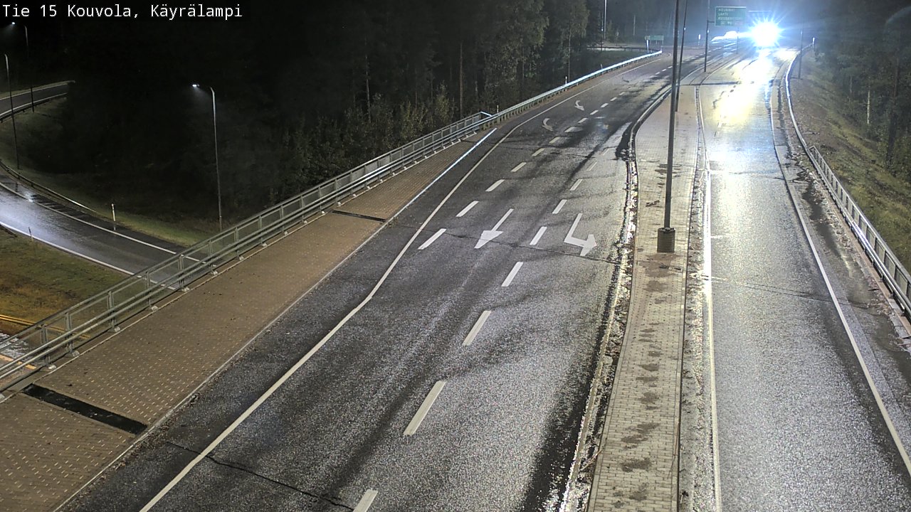 Weather Camera Image Road 15 Kouvola, Käyrälampi, Kouvola, Kymenlaakso