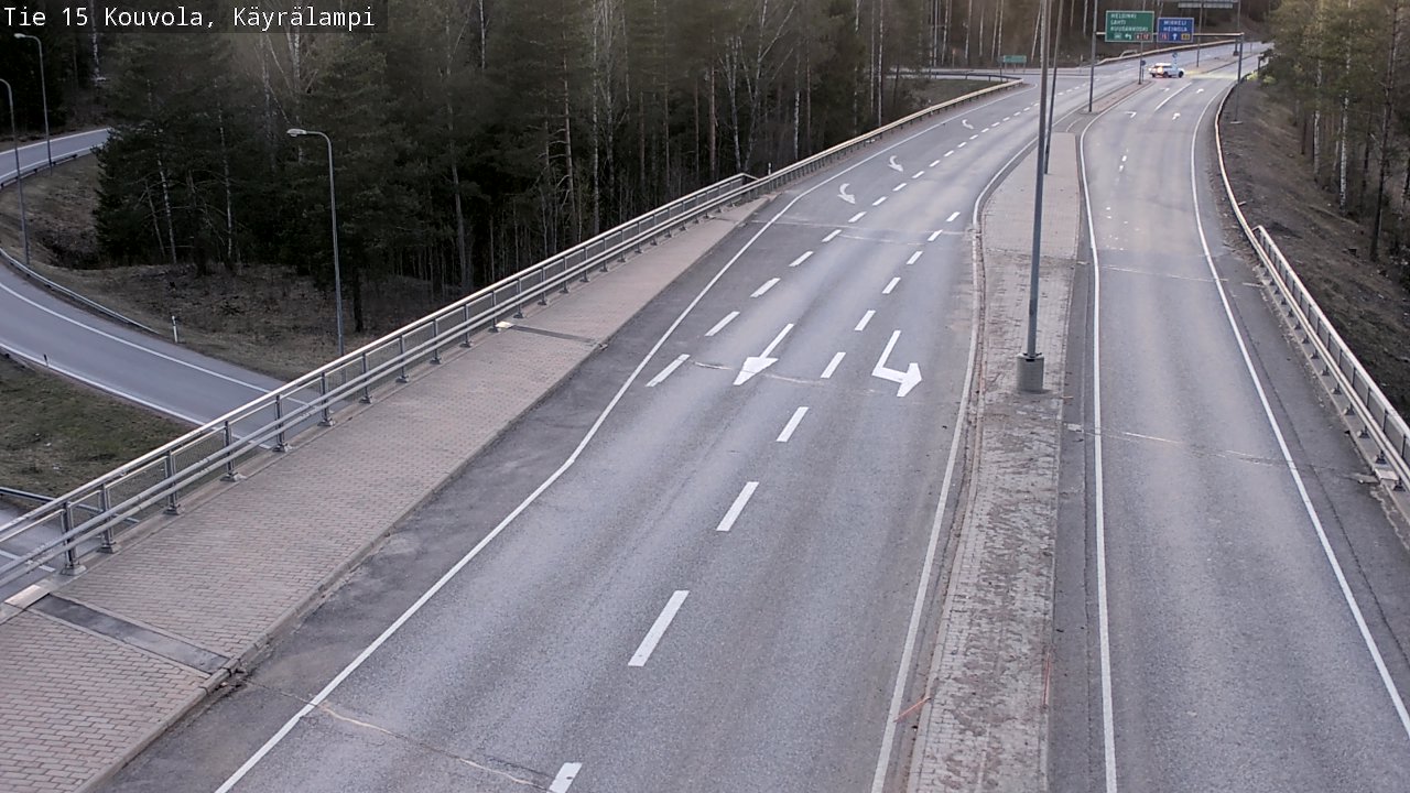 Kelikamerat Kuva Tie 15 Kouvola, Käyrälampi, Kouvola, Kymenlaakso