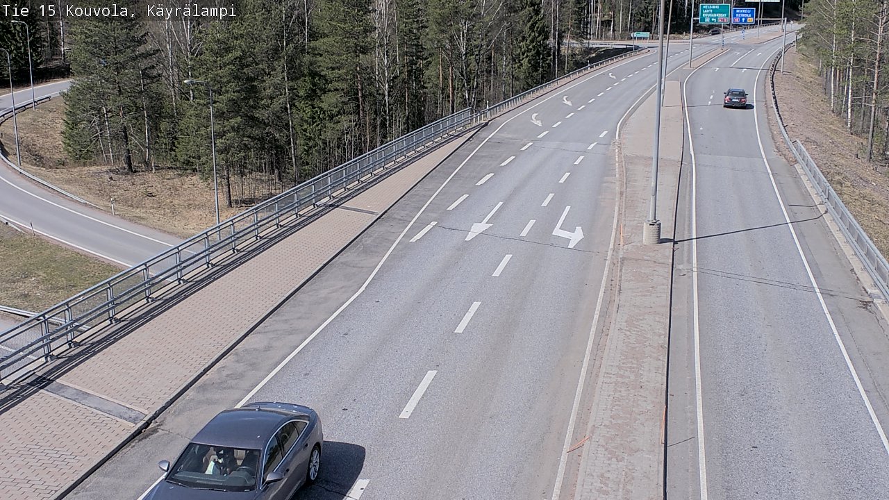 Kelikamerat Kuva Tie 15 Kouvola, Käyrälampi, Kouvola, Kymenlaakso