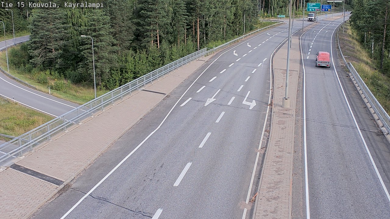 Kelikamerat Kuva Tie 15 Kouvola, Käyrälampi, Kouvola, Kymenlaakso
