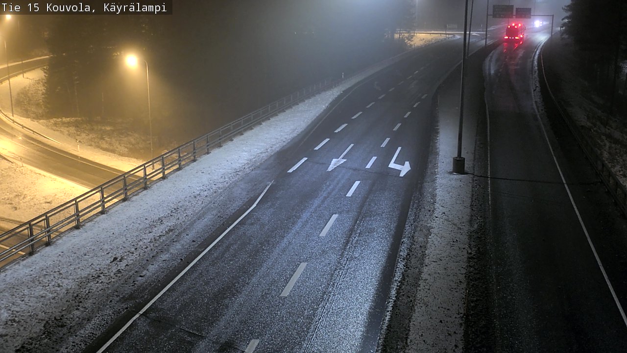Weather Camera Image Väg 15 Kouvola, Käyrälampi, Kouvola, Kymenlaakso