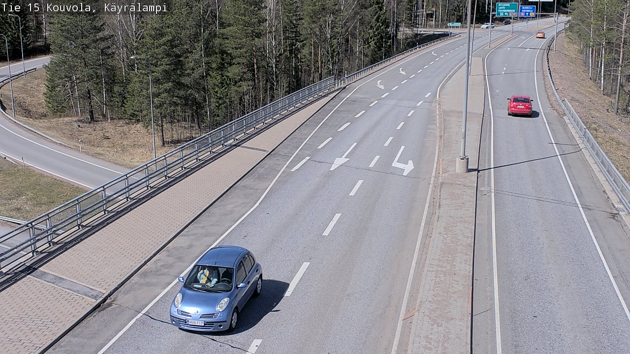 Kelikamerat Kuva Tie 15 Kouvola, Käyrälampi, Kouvola, Kymenlaakso