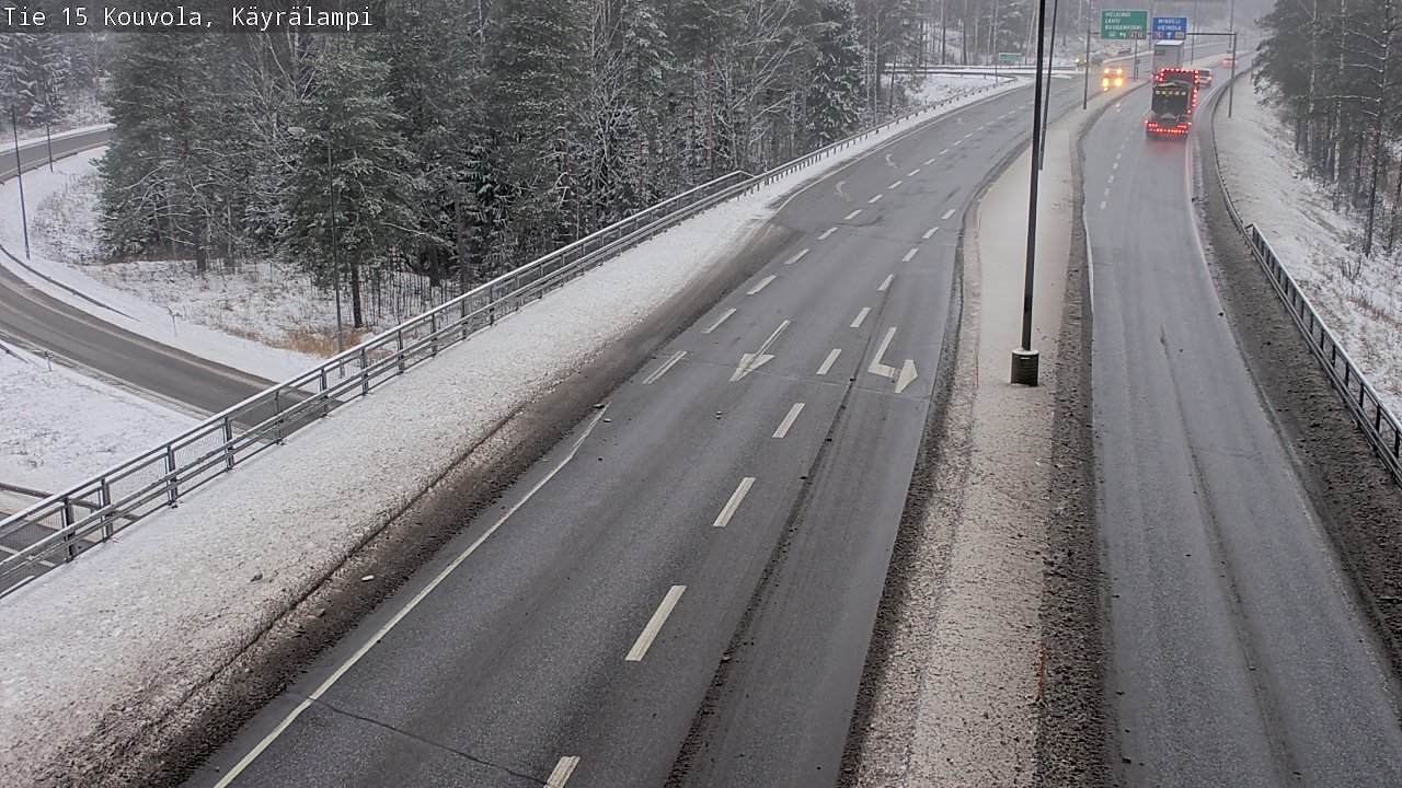 Weather Camera Image Väg 15 Kouvola, Käyrälampi, Kouvola, Kymenlaakso