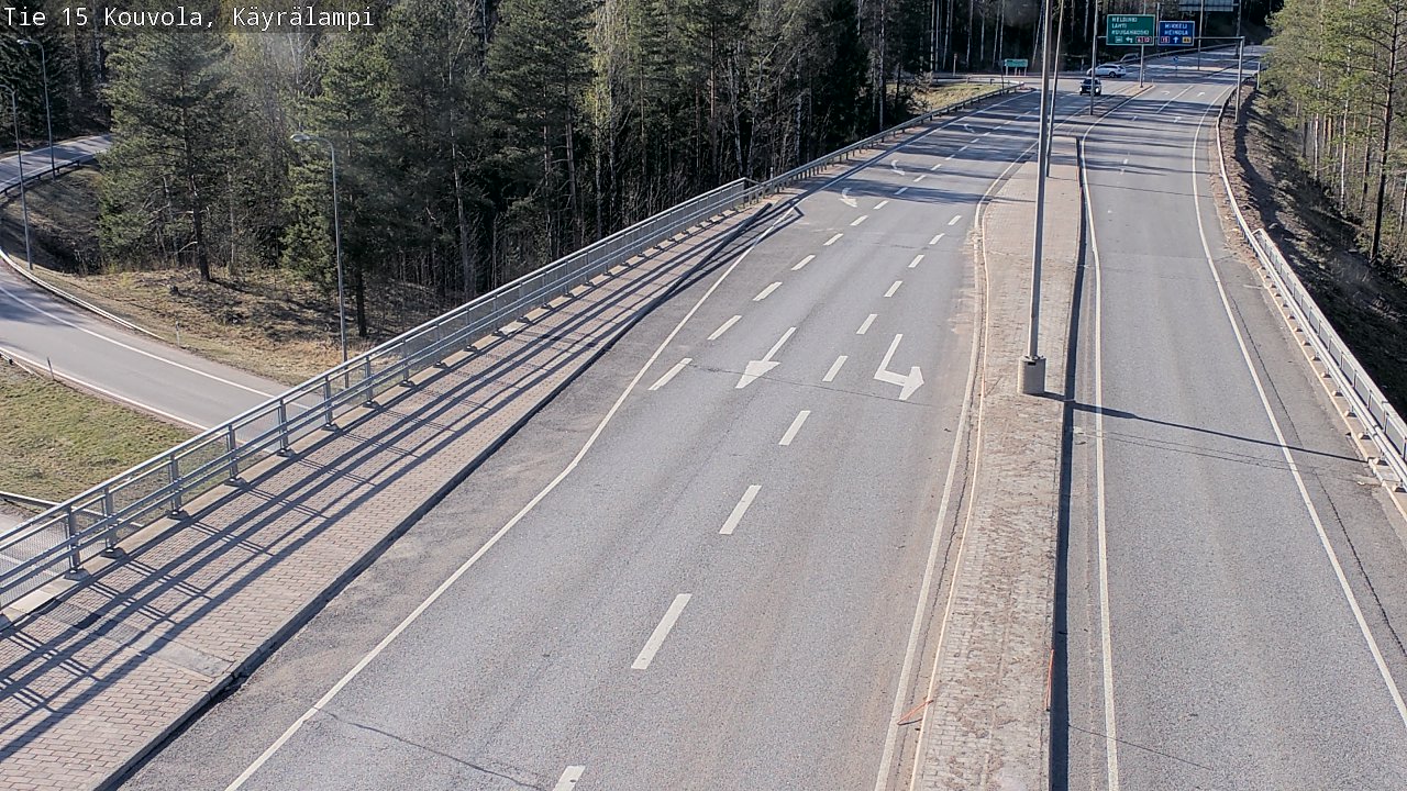 Kelikamerat Kuva Tie 15 Kouvola, Käyrälampi, Kouvola, Kymenlaakso