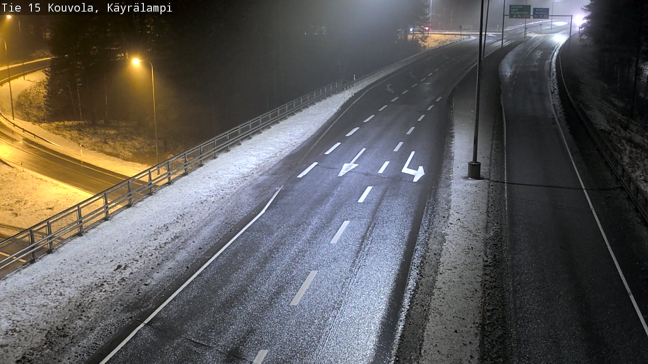 Weather Camera Image Väg 15 Kouvola, Käyrälampi, Kouvola, Kymenlaakso