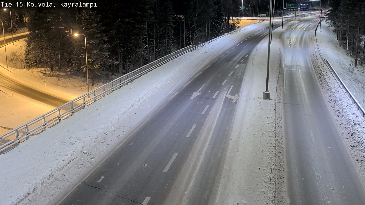 Kelikamerat Kuva Tie 15 Kouvola, Käyrälampi, Kouvola, Kymenlaakso