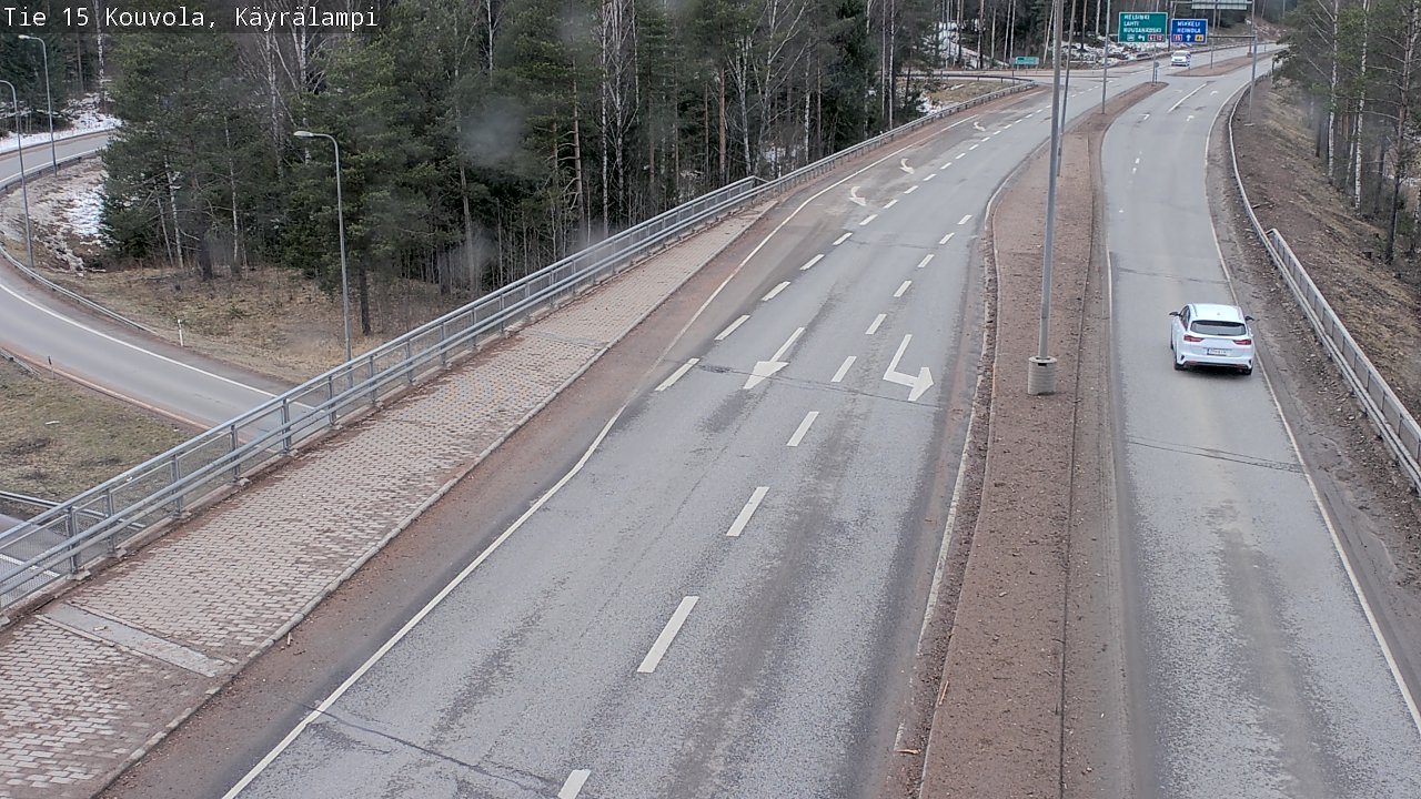 Kelikamerat Kuva Tie 15 Kouvola, Käyrälampi, Kouvola, Kymenlaakso