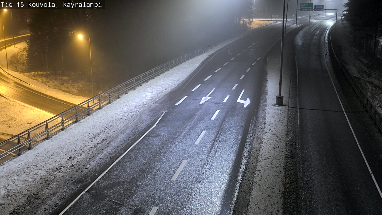 Weather Camera Image Väg 15 Kouvola, Käyrälampi, Kouvola, Kymenlaakso