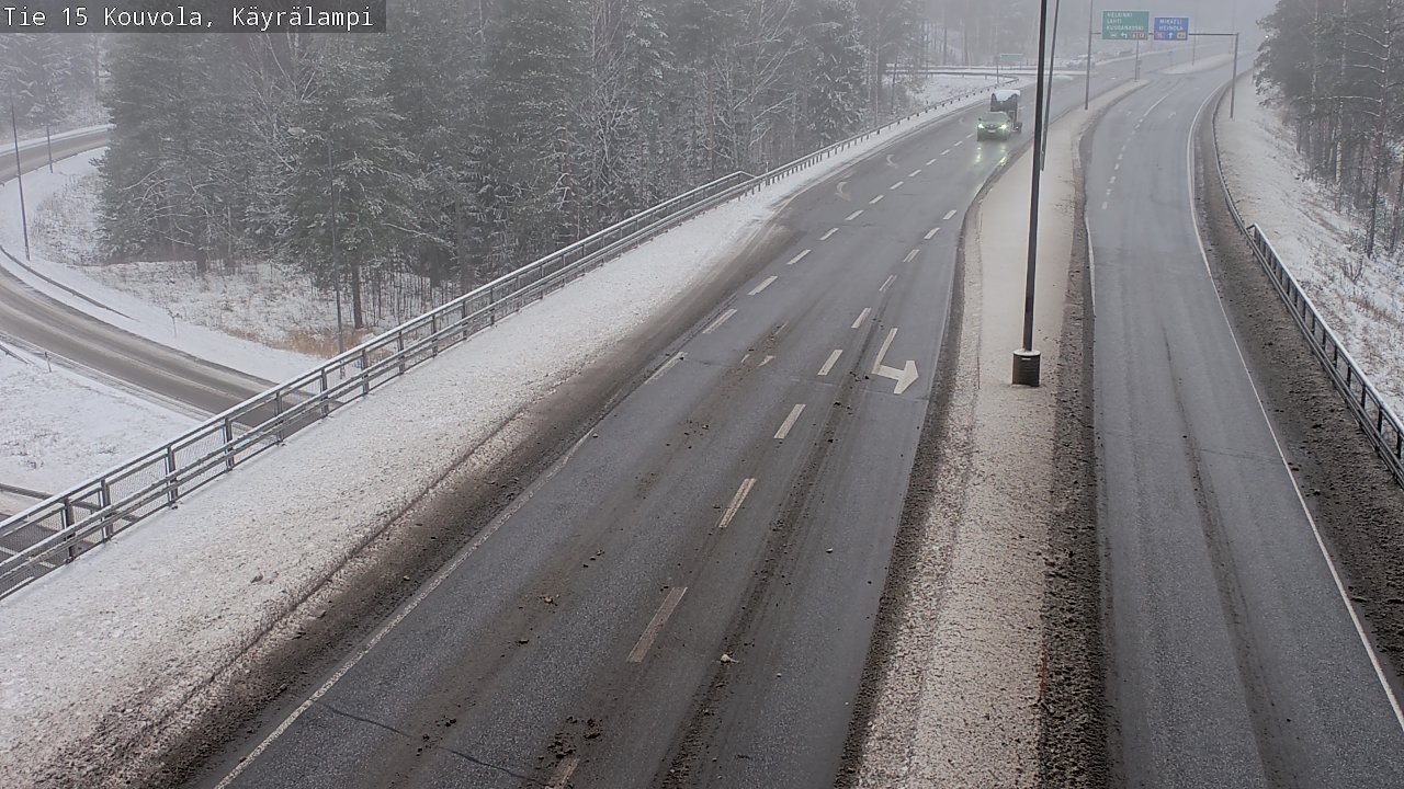 Weather Camera Image Väg 15 Kouvola, Käyrälampi, Kouvola, Kymenlaakso