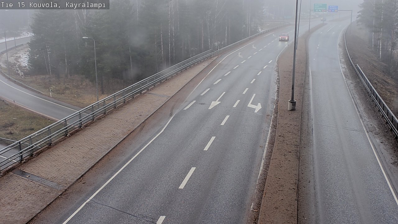 Kelikamerat Kuva Tie 15 Kouvola, Käyrälampi, Kouvola, Kymenlaakso