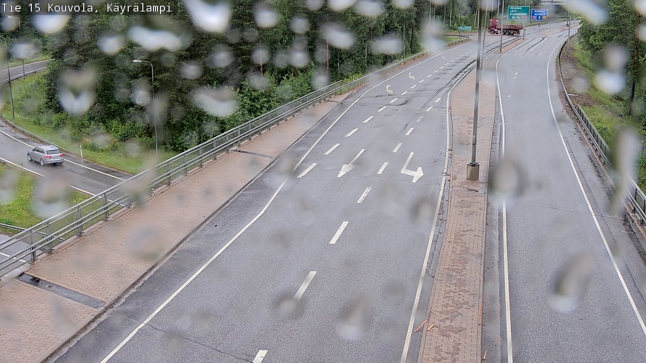 Weather Camera Image Road 15 Kouvola, Käyrälampi, Kouvola, Kymenlaakso