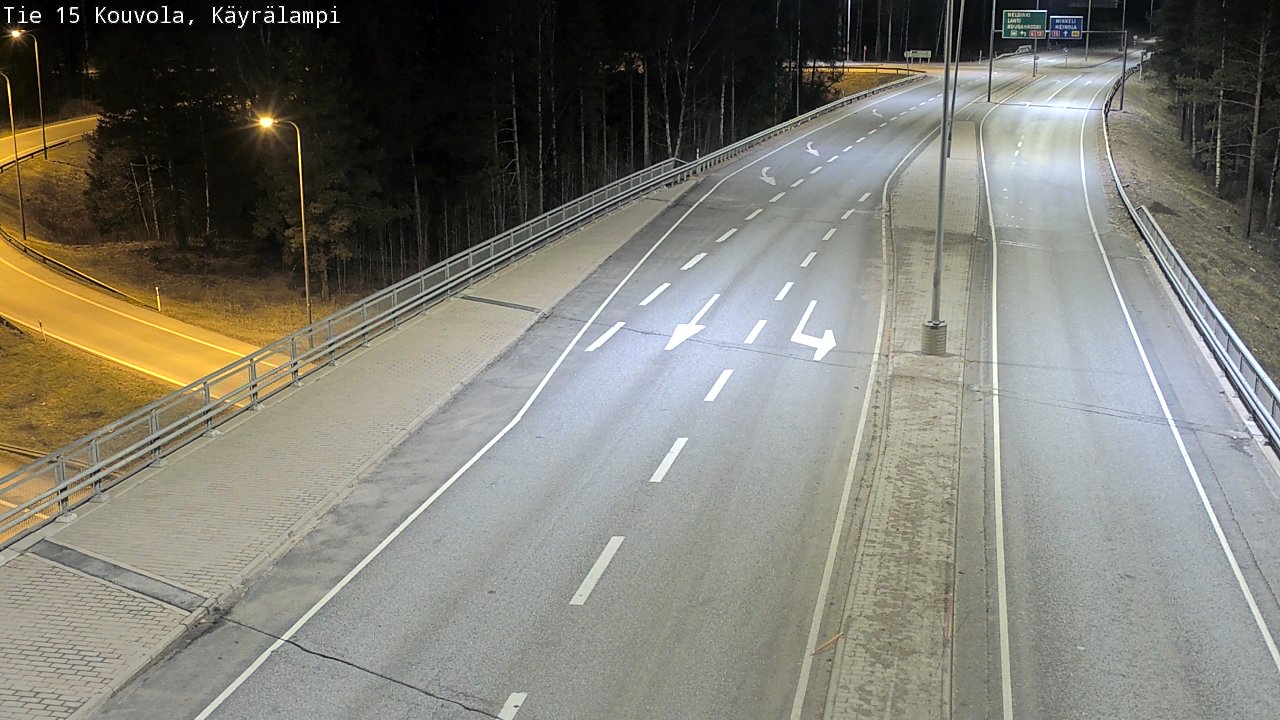 Kelikamerat Kuva Tie 15 Kouvola, Käyrälampi, Kouvola, Kymenlaakso