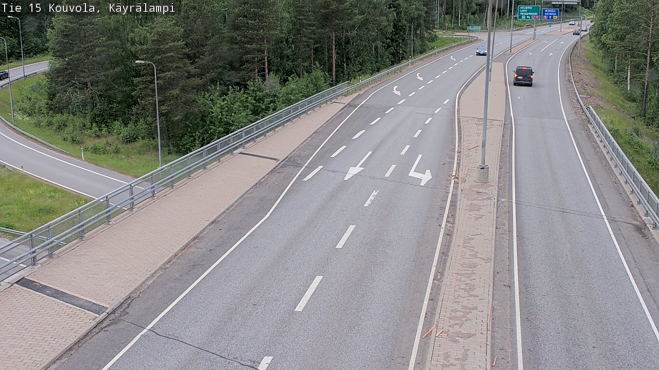 Kelikamerat Kuva Tie 15 Kouvola, Käyrälampi, Kouvola, Kymenlaakso