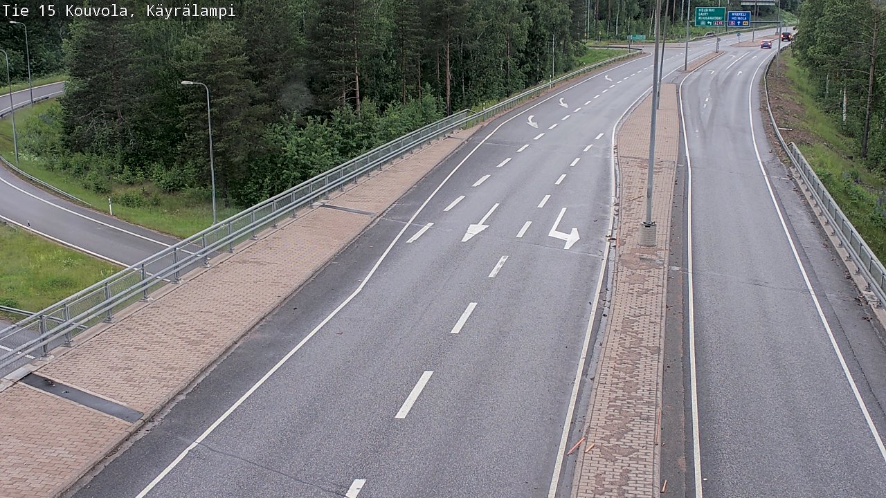 Kelikamerat Kuva Tie 15 Kouvola, Käyrälampi, Kouvola, Kymenlaakso
