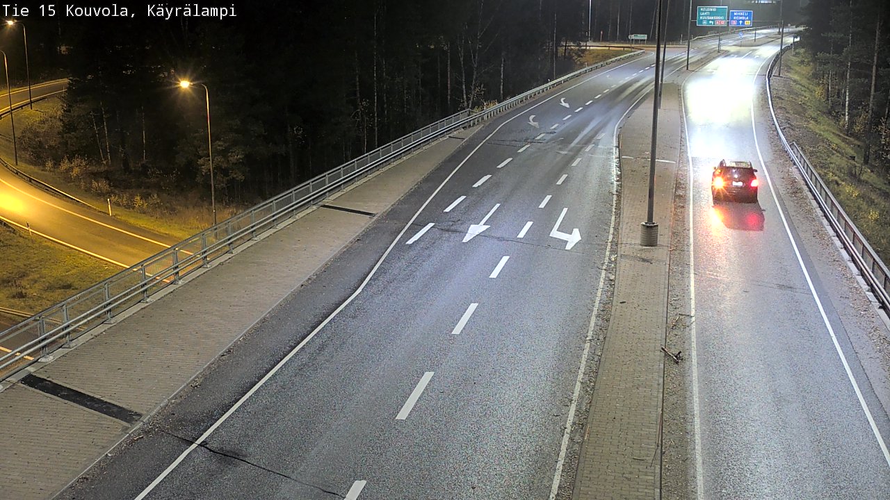 Kelikamerat Kuva Tie 15 Kouvola, Käyrälampi, Kouvola, Kymenlaakso