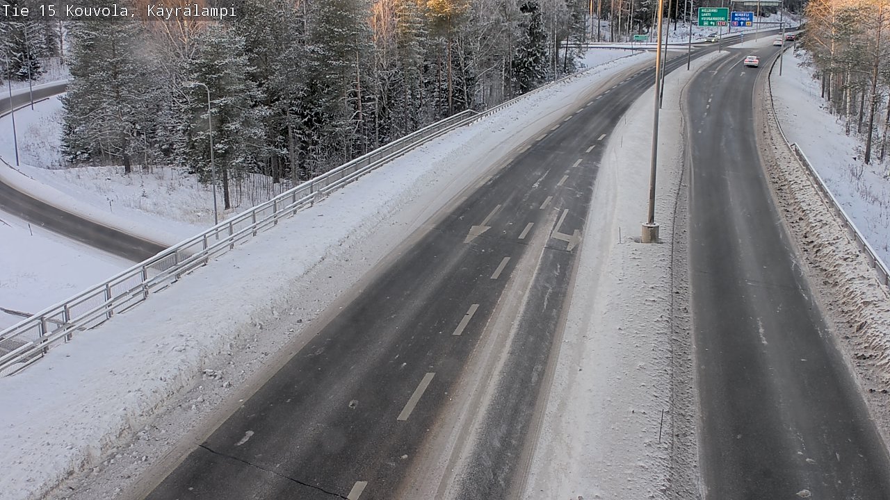 Kelikamerat Kuva Tie 15 Kouvola, Käyrälampi, Kouvola, Kymenlaakso