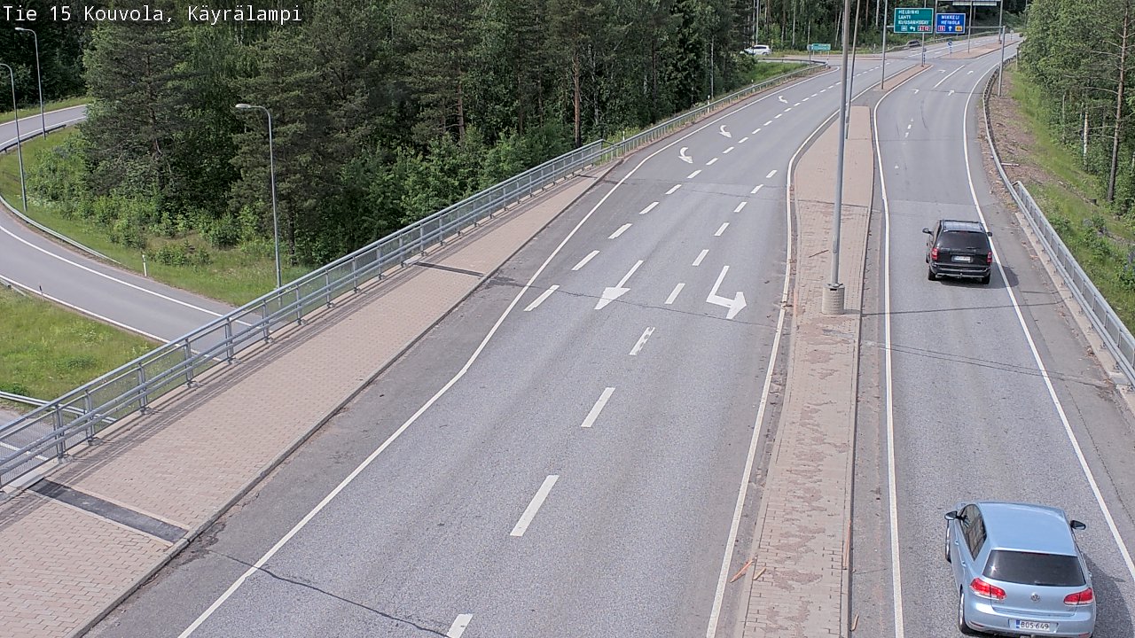 Kelikamerat Kuva Tie 15 Kouvola, Käyrälampi, Kouvola, Kymenlaakso