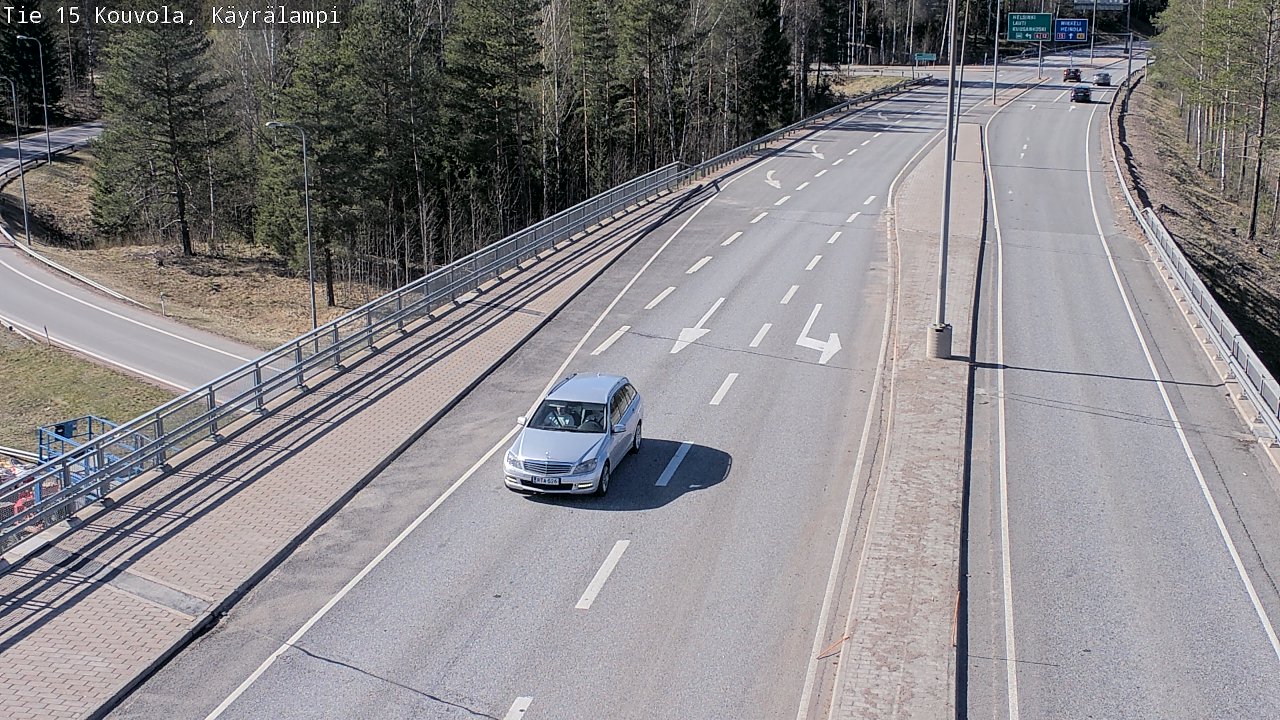 Kelikamerat Kuva Tie 15 Kouvola, Käyrälampi, Kouvola, Kymenlaakso