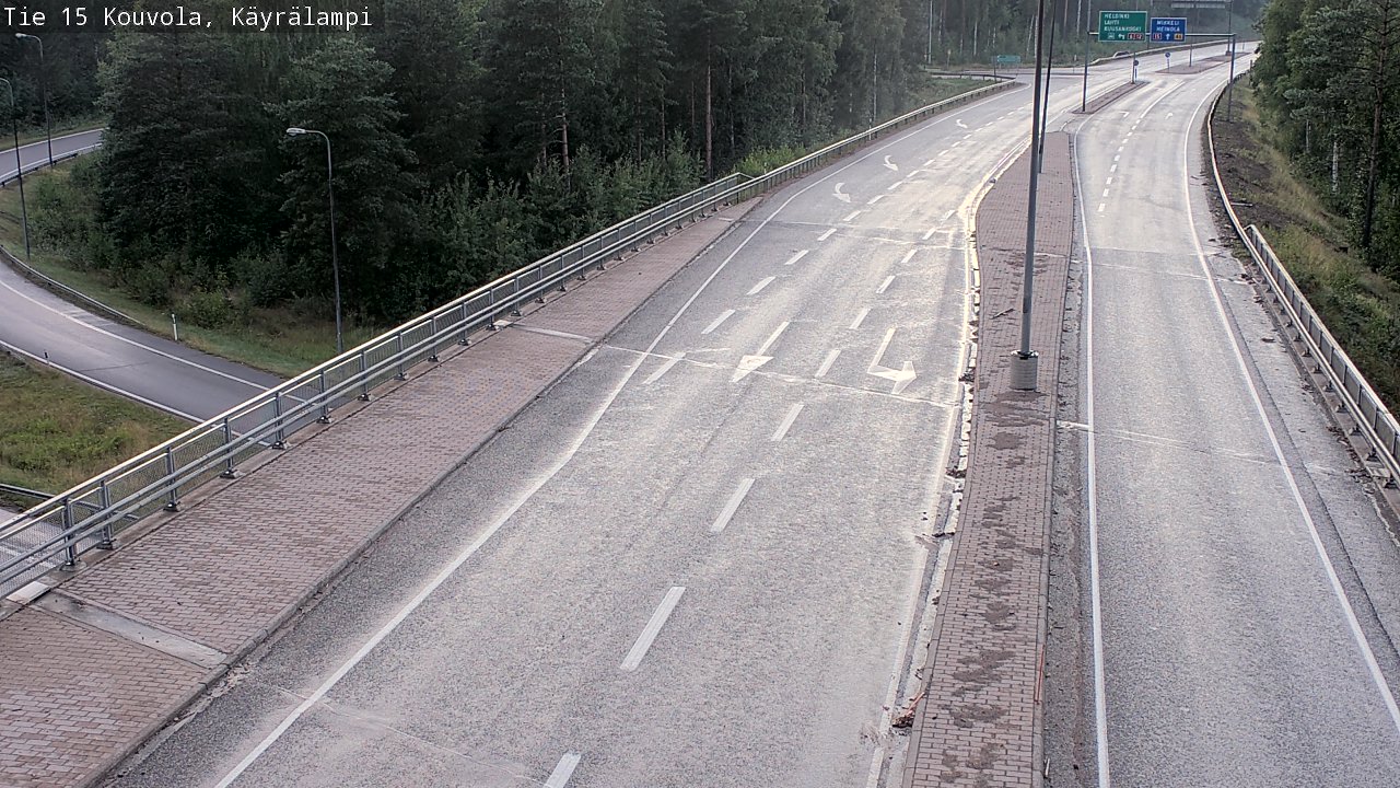 Kelikamerat Kuva Tie 15 Kouvola, Käyrälampi, Kouvola, Kymenlaakso