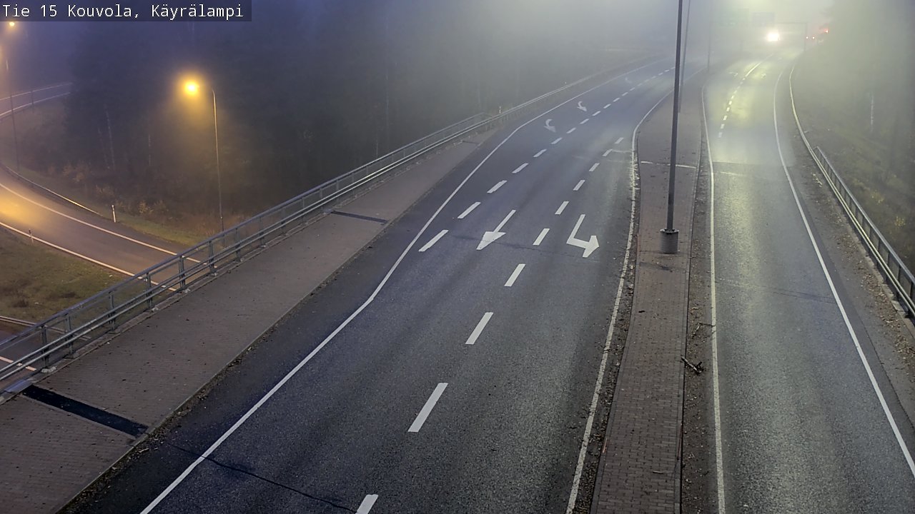 Kelikamerat Kuva Tie 15 Kouvola, Käyrälampi, Kouvola, Kymenlaakso