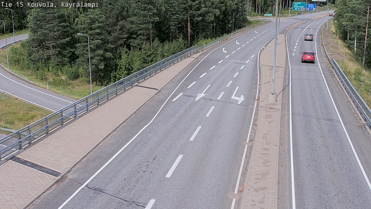 Kelikamerat Kuva Tie 15 Kouvola, Käyrälampi, Kouvola, Kymenlaakso