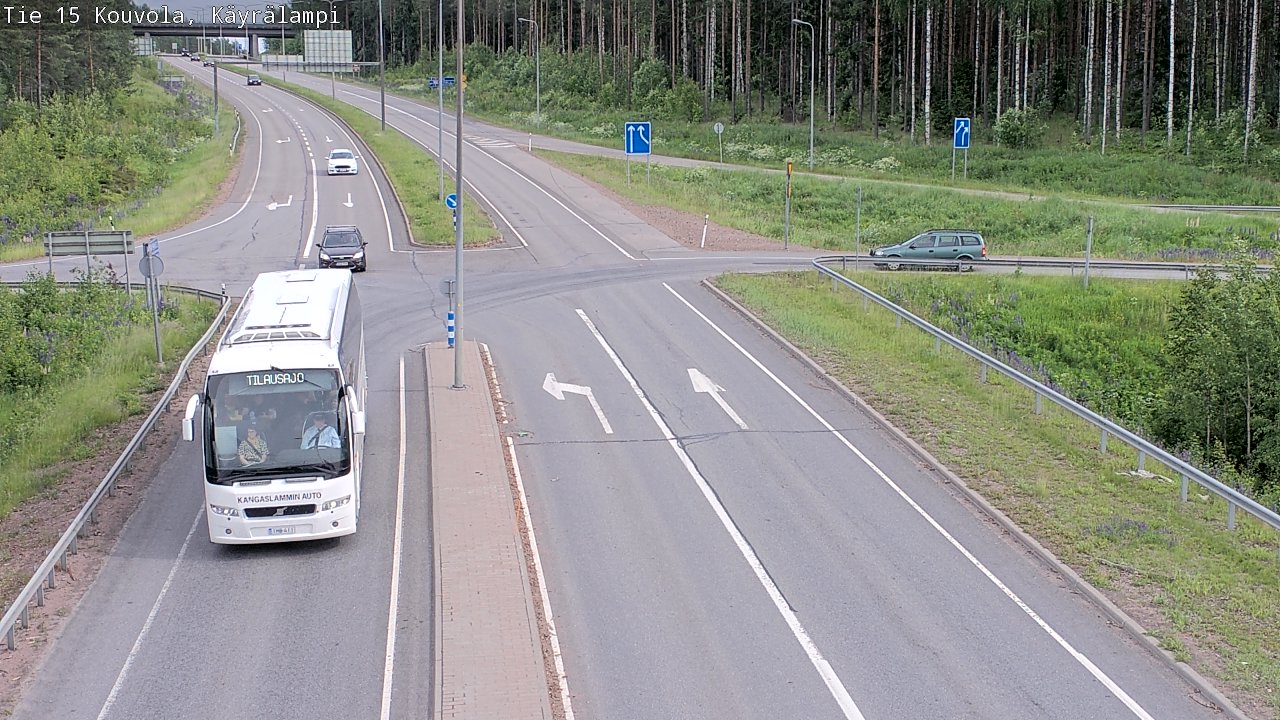Kelikamerat Kuva Tie 15 Kouvola, Käyrälampi, Kouvola, Kymenlaakso