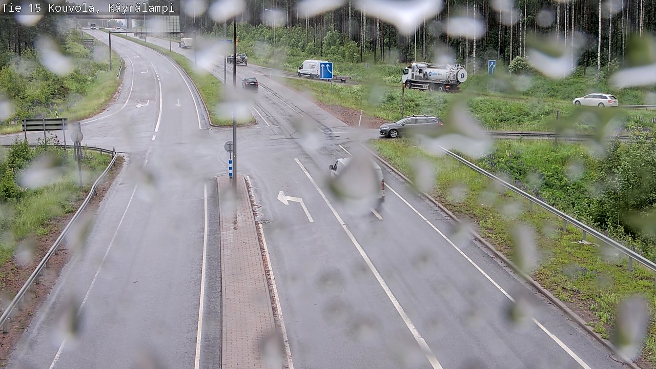 Weather Camera Image Väg 15 Kouvola, Käyrälampi, Kouvola, Kymenlaakso