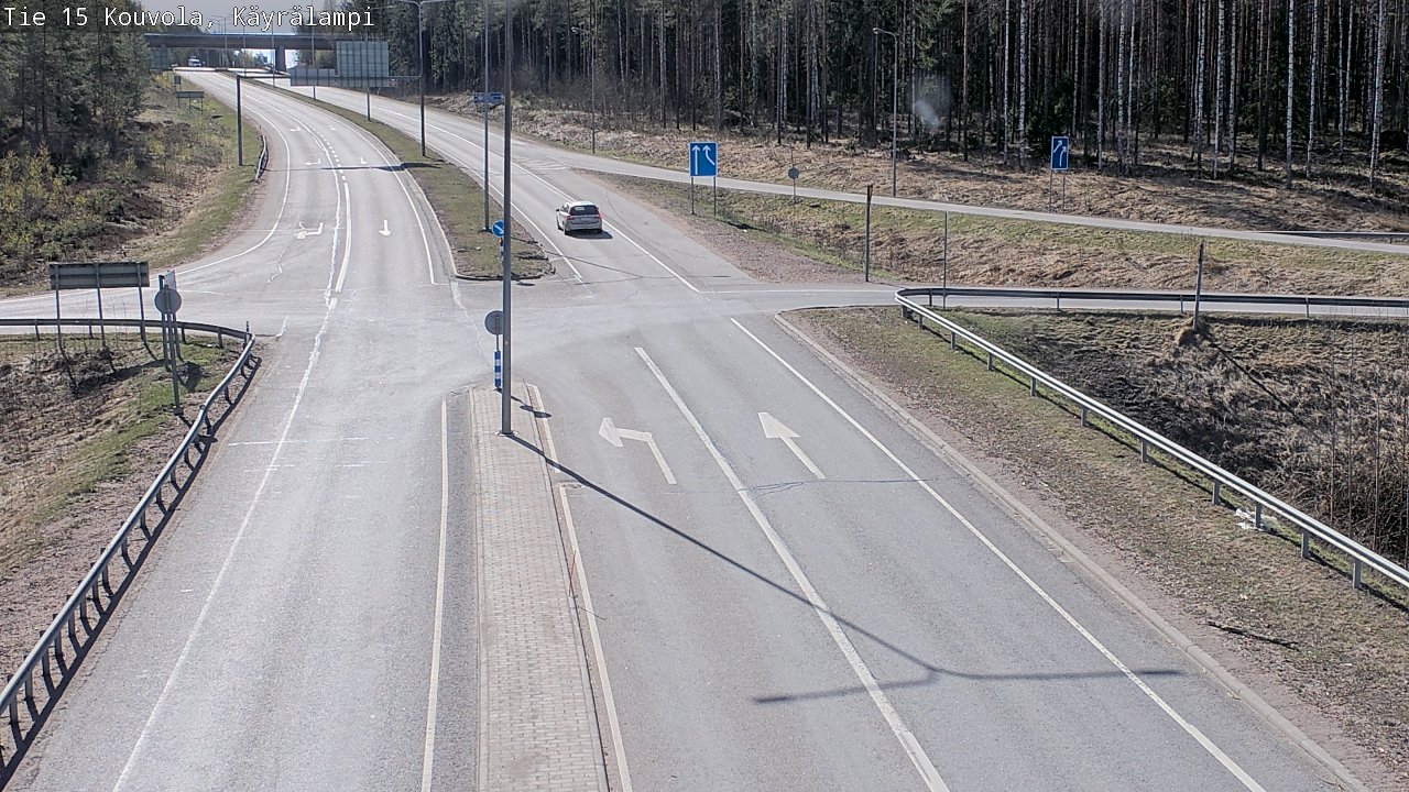 Kelikamerat Kuva Tie 15 Kouvola, Käyrälampi, Kouvola, Kymenlaakso