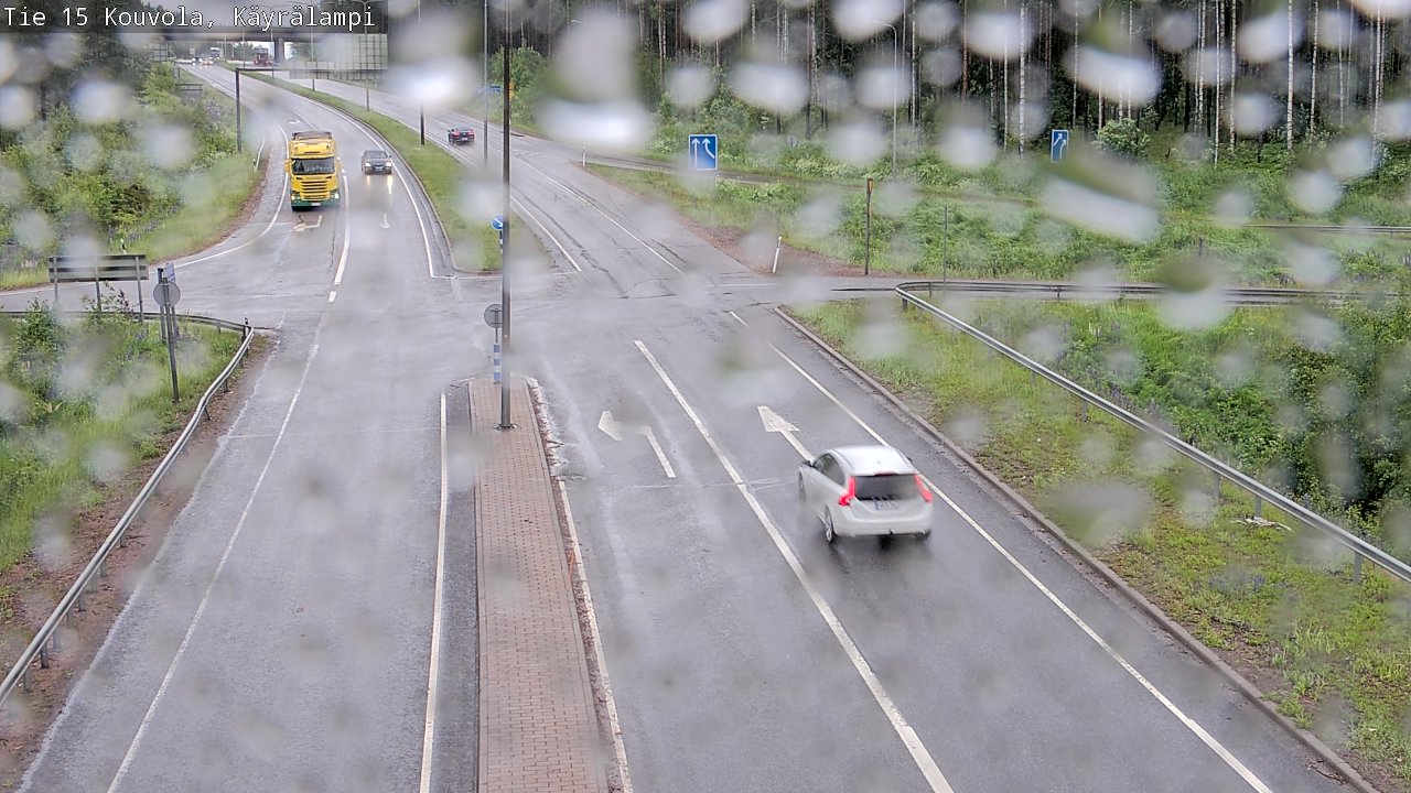 Weather Camera Image Väg 15 Kouvola, Käyrälampi, Kouvola, Kymenlaakso