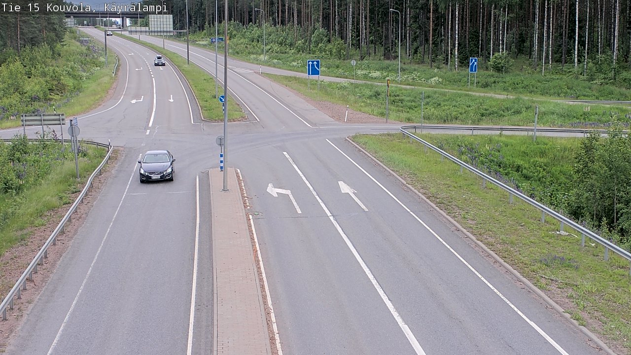 Kelikamerat Kuva Tie 15 Kouvola, Käyrälampi, Kouvola, Kymenlaakso