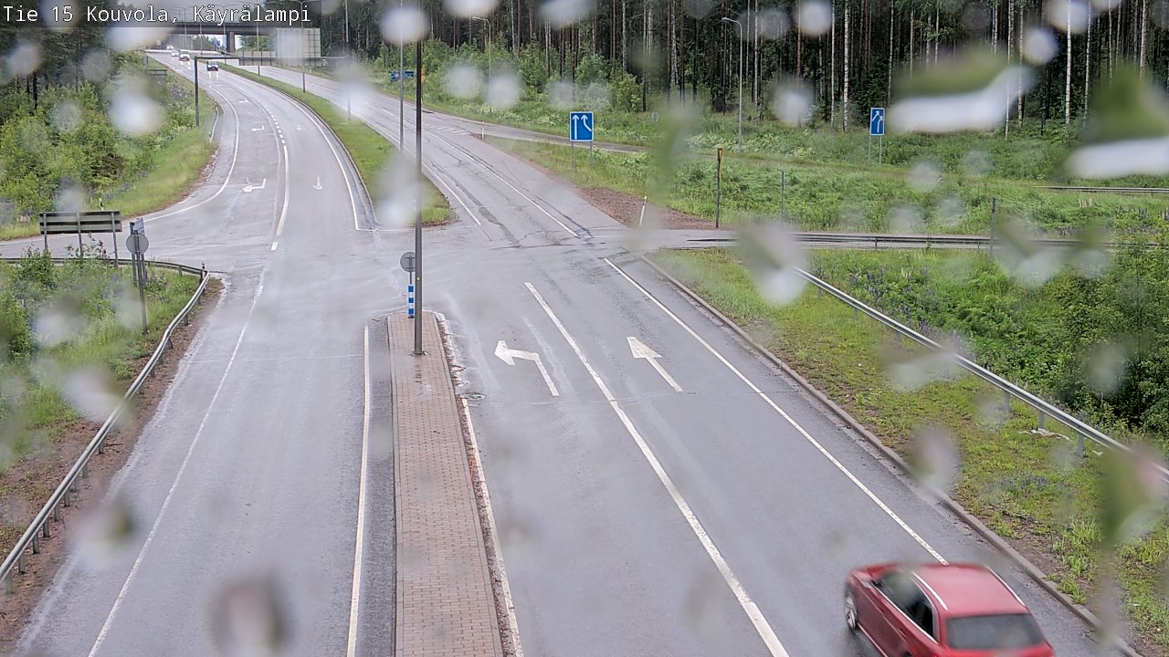 Weather Camera Image Väg 15 Kouvola, Käyrälampi, Kouvola, Kymenlaakso