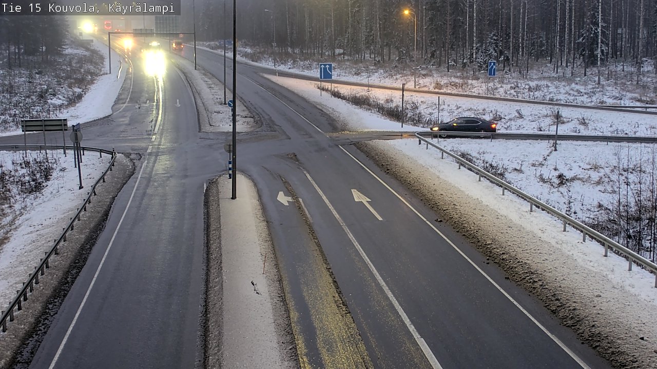 Weather Camera Image Väg 15 Kouvola, Käyrälampi, Kouvola, Kymenlaakso