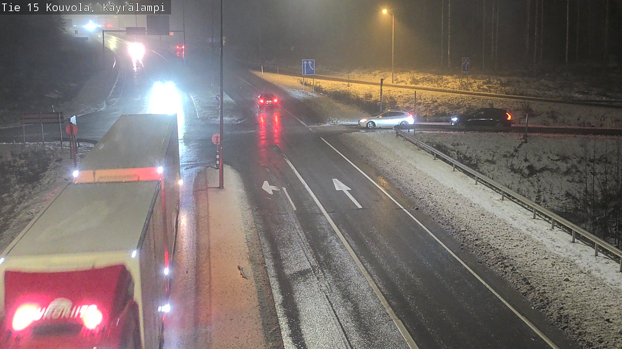 Weather Camera Image Väg 15 Kouvola, Käyrälampi, Kouvola, Kymenlaakso